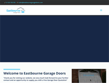 Tablet Screenshot of eastbournegaragedoors.com